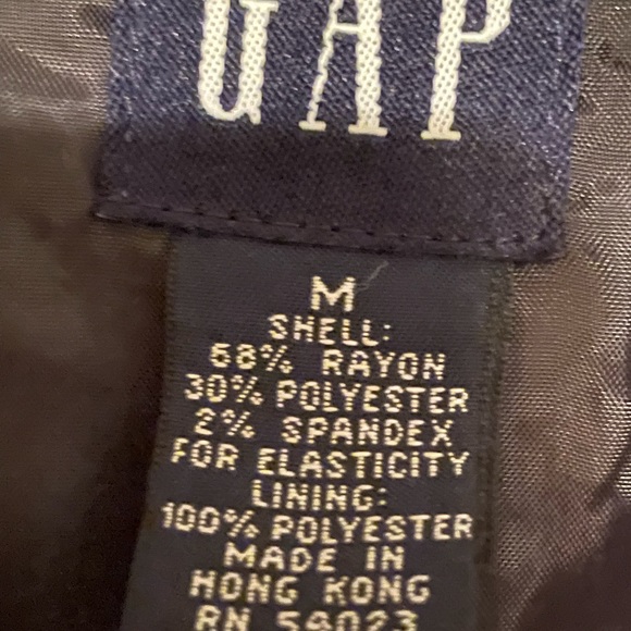 GAP light gray lined zipped hooded jacket - Picture 5 of 6